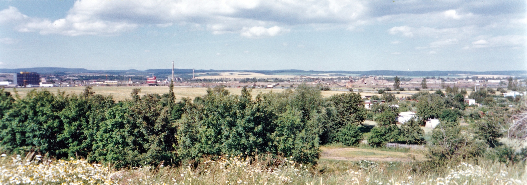 Kurz vor Bau des Gewerbegebietes