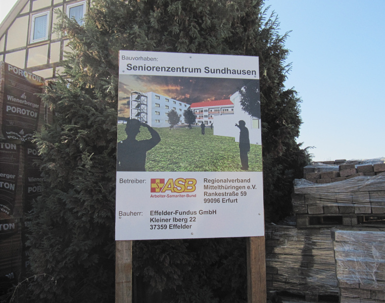 Bau des „Seniorenzentrum Sundhausen“ 2014 