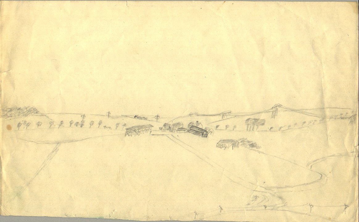 Blick auf das ehemalige Sundhäuser Vorwerk Nentzelsrode