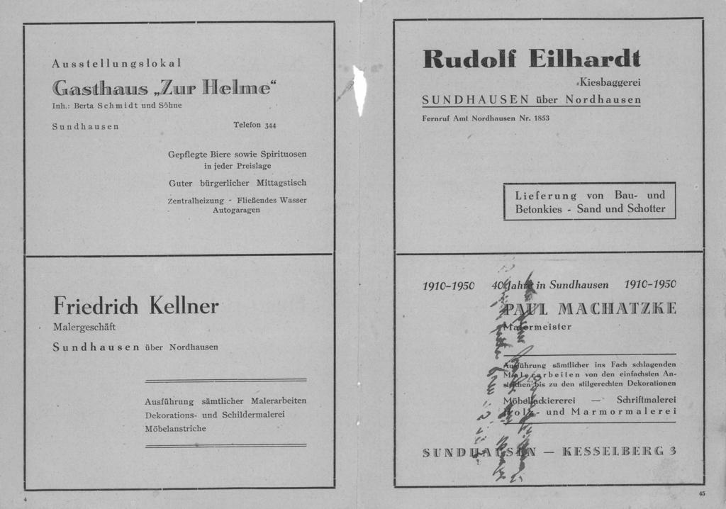 Werbebroschüre (2) 1950 