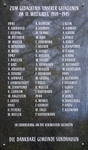 Neugestaltete Gedenktafel am Kriegerdenkmal