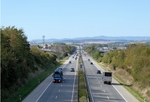 A38 Richtung Norden